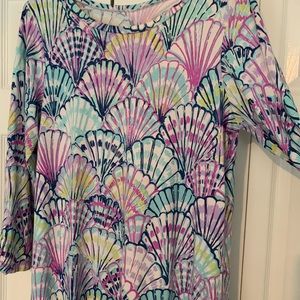 Lilly pulitzer purple oh shello dress xl